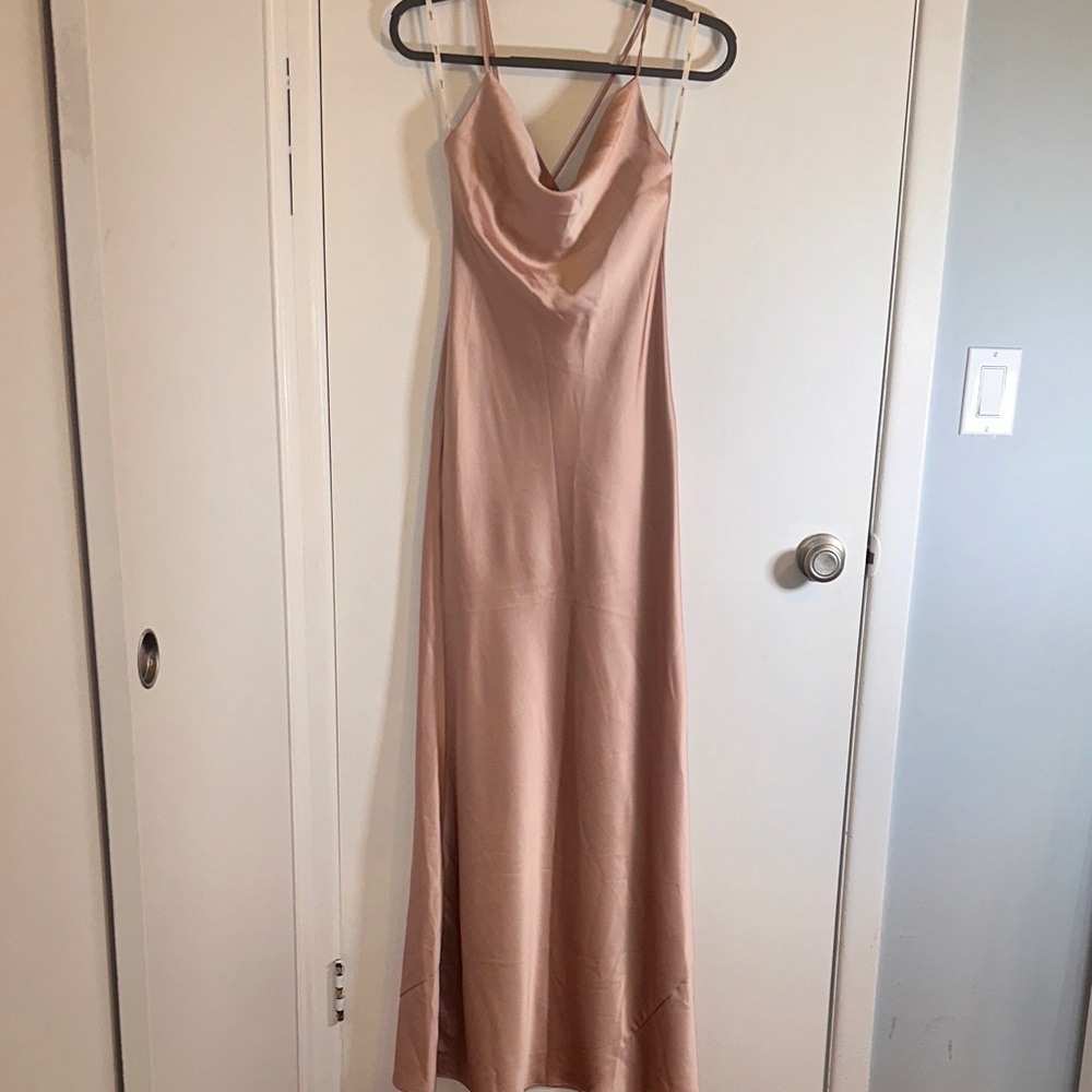 Elegant Pink Slip Dress size XS